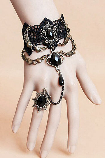 Pulseira preta de Halloween
